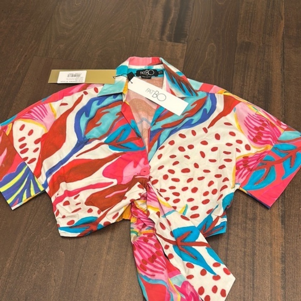 PatBO Multicolor Button Down Shirt - image 1